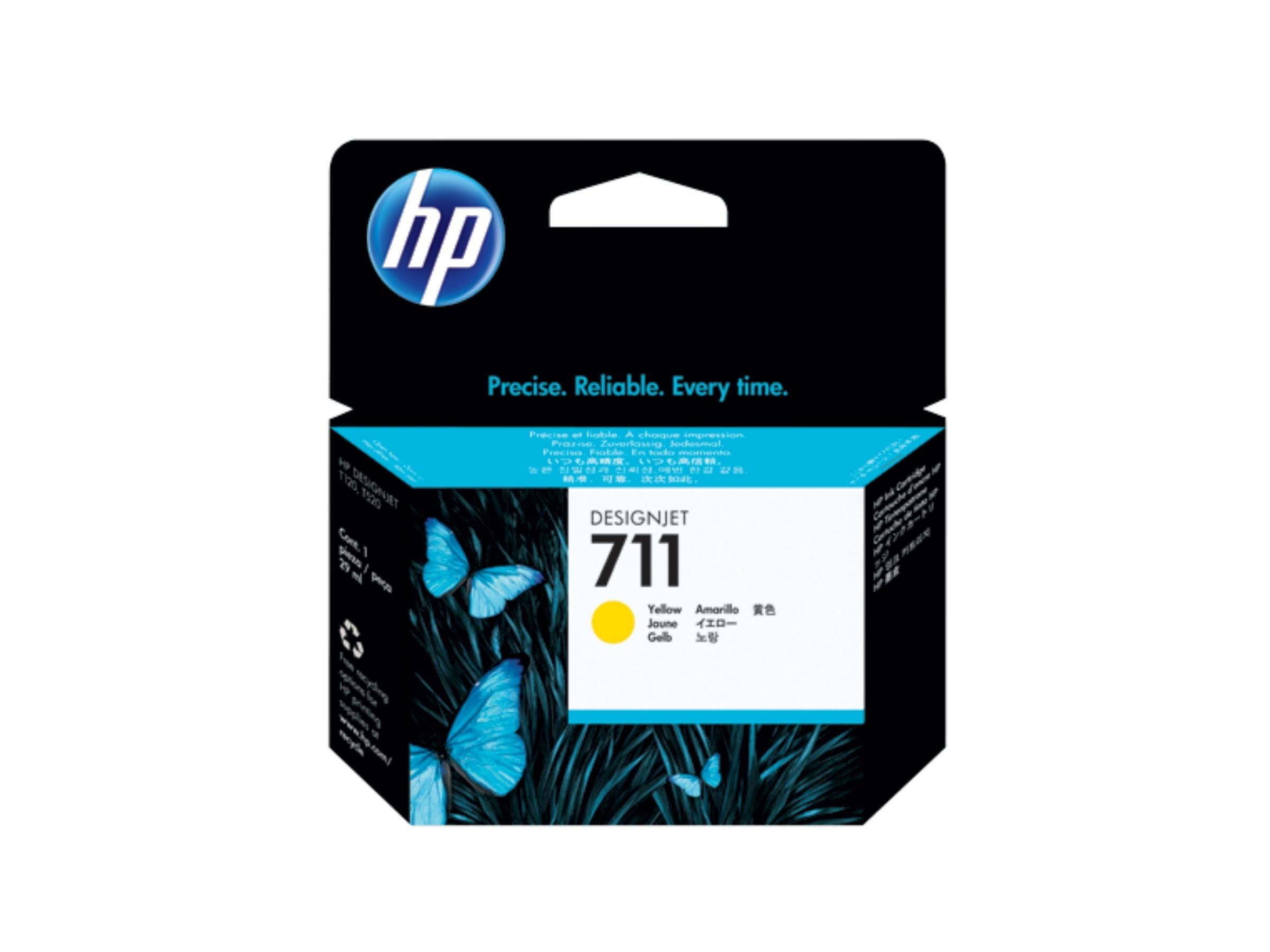 CARTUCHO DE TINTA HP 711 YELLOW 29ML (CZ132AL) T120/ T520